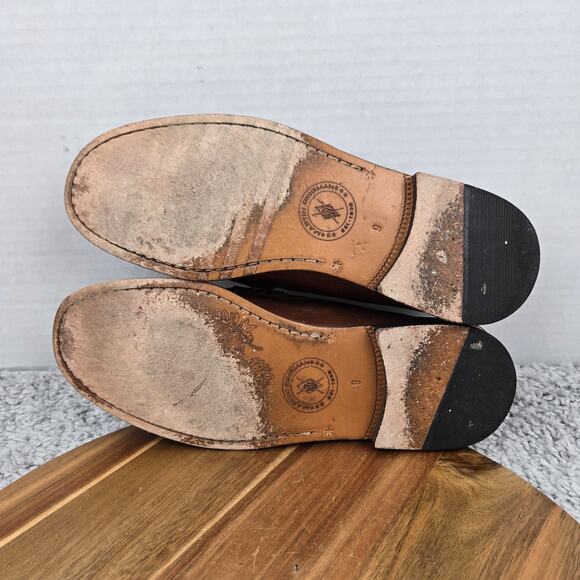 Martin Dingman Mens 9M All American Saddle Brown Leather Daily Penny Loafer - Picture 8 of 13